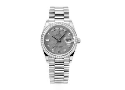 ROLEX Day-date 316L Steel 2834 Automatic Movement 36*12.5MM Dark Grey Watch